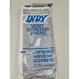 Vintage Indy Window Vent Screens - Fits 71-80 Chevy GMC G-Series Vans - NOS